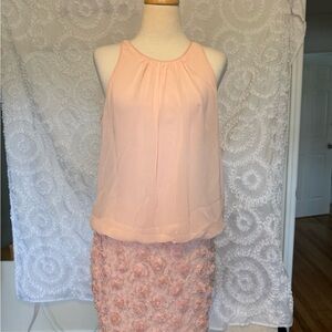 Peach Sleeveless Dress